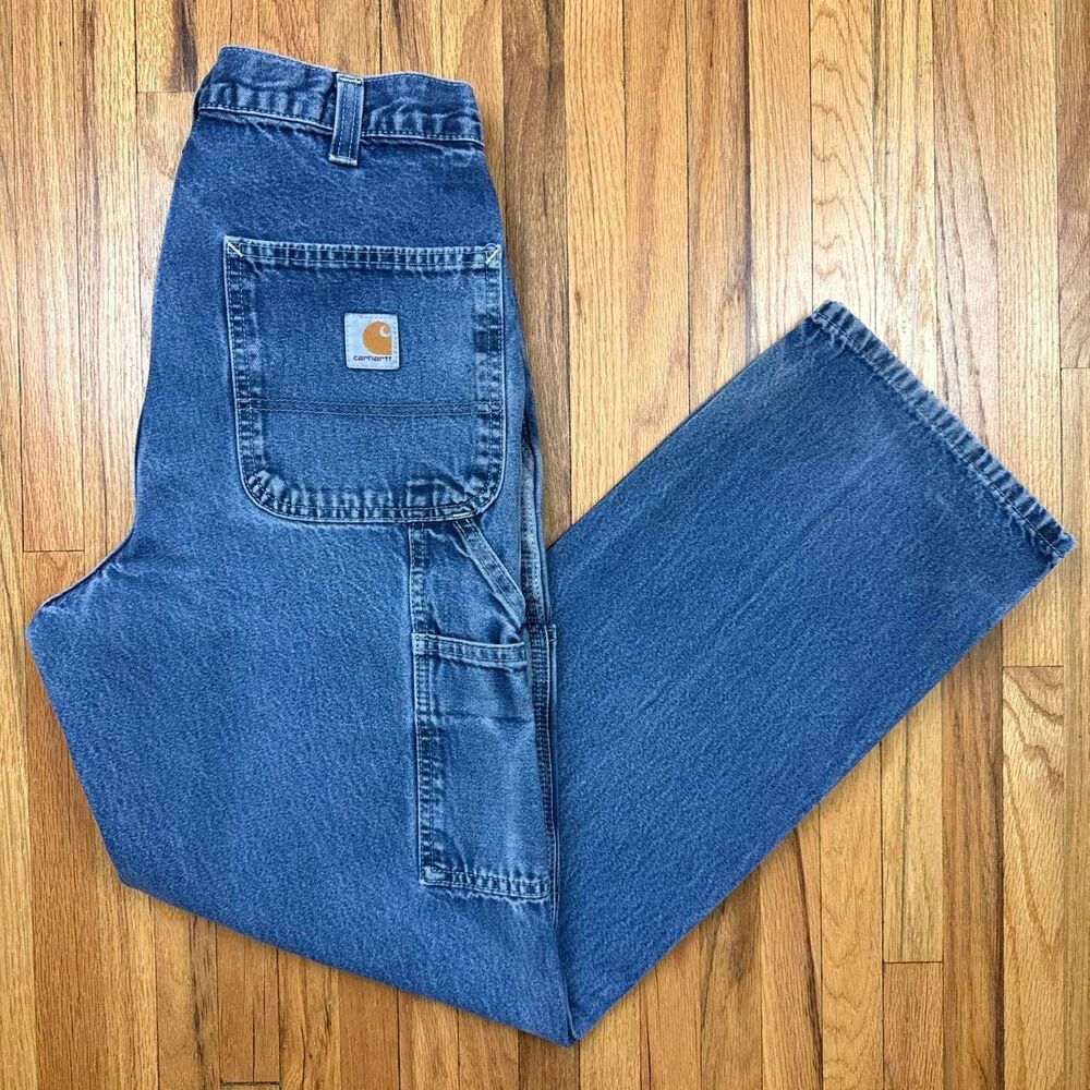 Carhartt Women's Blue and Navy Jeans